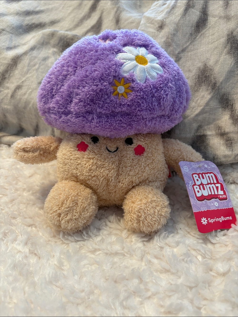 BumBumz Plush Miguel Mushroom Plush NWT